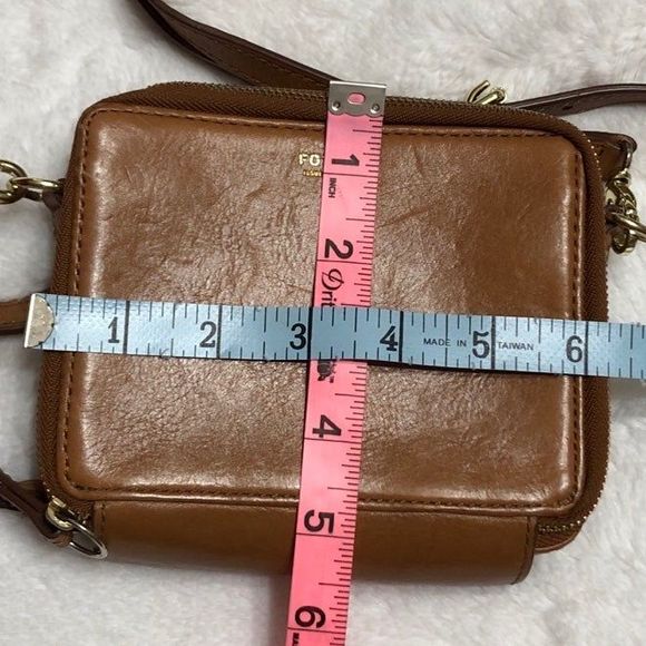 Fossil Bags Fossil Crossbody Belt Waist Bag Brown With Gold
